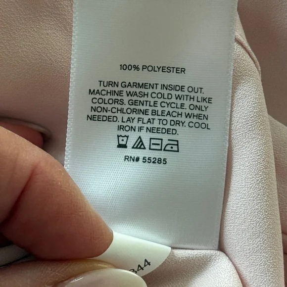 Express Light Pink Blouse, Size Medium - Picture 7 of 7